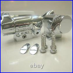 Roca Replacement Soft Close Toilet Seat Hinge Set & Dampers in Chrome AI0001200R