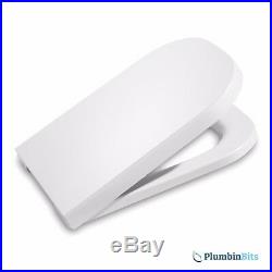 Roca The Gap Replacement Toilet Seat & Cover Soft Close Hinges 801472004 White