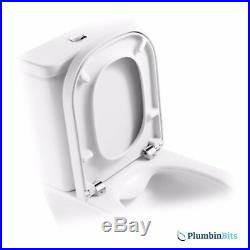 Roca The Gap Replacement Toilet Seat & Cover Soft Close Hinges 801472004 White