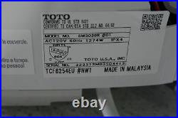 SEE NOTES TOTO SW3036R#01 WASHLET K300 Electronic Bidet Toilet Seat Cotton White