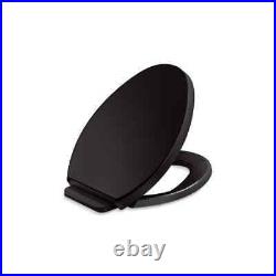 Saile Elongated Toilet Seat in Black Black