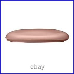 Slow Close Elongated Closed Front Plastic Toilet Seat Wild Rose Easy Cleaning