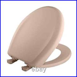Slow Close Round Closed Front Plastic Toilet Seat In Fawn Beige Removes For Ea