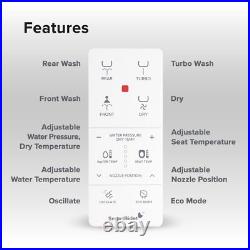 SmartBidetSB-1000WE Electric Bidet Toilet Seat with Heated SeatingWarm Air Dryer SmartBidetSB-1000WE Electric Bidet Toilet Seat with Heated SeatingWarm Air Dryer