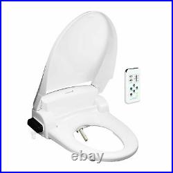 SmartBidet Elongated Toilet Seat SB-1000WE, Remote Controlled Bidet, White