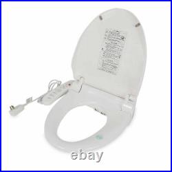 Smart Bidet Automatic Electric Toilet Seat Fresh Heated Water Spray Kits White