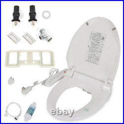 Smart Bidet Toilet Seat Cleaning 2 Nozzle & Air Dryer & Heated Seat Easy-Install