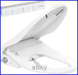 Smart Bidet Toilet Seat Electric Heated Seat Soft Close Lid Elongated NEW (25D) Smart Bidet Toilet Seat Electric Heated Seat Soft Close Lid Elongated NEW (25D)