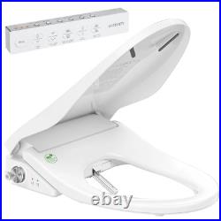 Smart Bidet Toilet Seat, Electric Heated Toilet Seat with Instant Warm Bidet