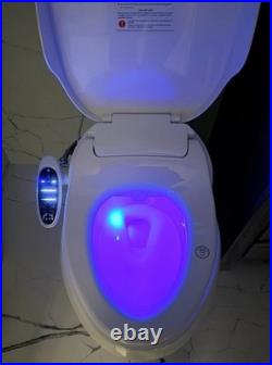 Smart Bidet Toilet Seat with Remote Control Heated Seat Warm Air Dryer