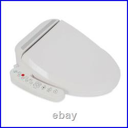 Smart Toilet Seat Cover Electronic Bidet Cover Elongated Self-cleaning Nozzles