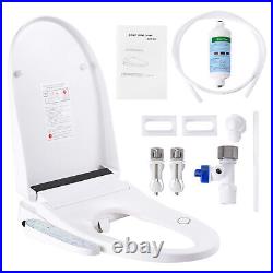 Smart Toilet Seat Electric Bidet Toilet Seat Heated Seat Elongated Auto Flush