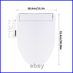 Smart Toilet Seat Electric Bidet Toilet Seat Heated Seat Elongated Auto Flush