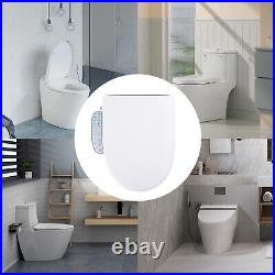 Smart Toilet Seat Electric Bidet Toilet Seat Heated Seat Elongated Auto Flush