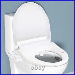 Smart Toilet Seat Electric Bidet Toilet Seat Heated Seat Elongated Auto Flush