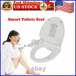 Smart Toilet Seat Heated Toilet Bidet Elongated Toilet Dual Nozzle Self-cleaning