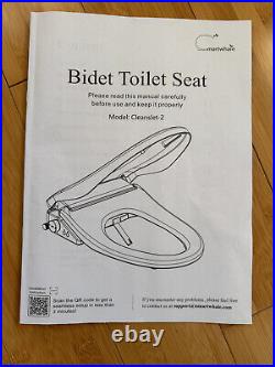 Smart Whale Electric Bidet Toilet Seat, Heated Toilet Seat Elongated