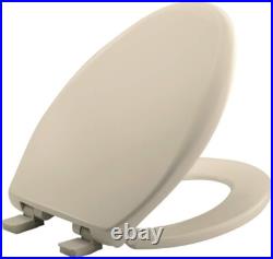 Soft Close Almond Toilet Seat by Aurora Perfectly Designed for Elongated Bowls Soft Close Almond Toilet Seat by Aurora Perfectly Designed for Elongated Bowls