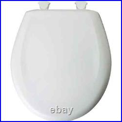 Soft Close Round Plastic Closed Front Toilet Seat In Crane White Removes For E
