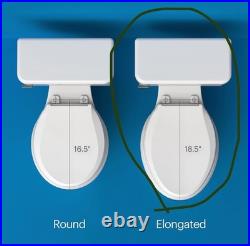 Swash LT99EW Bidet Toilet Seat White, Heated, Remote Missing 1 Nut 1, 1 Washer