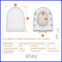 TIGUOWISH heated toilet seat heated bidet attachment for toilet bidet toilet