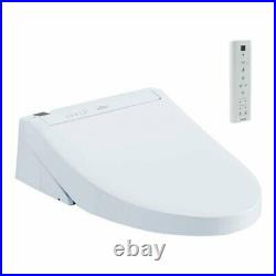 TOTO C5 Washlet Electric Bidet Seat for Elongated Toilet in Cotton White with