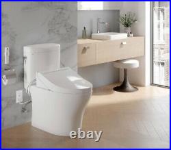 TOTO C5 Washlet Electric Bidet Toilet Seat For Elongated Toilet In Cotton White
