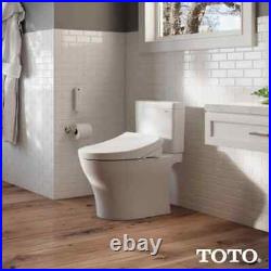 TOTO K300 WASHLET Electric Bidet Seat for Elongated Toilet in Cotton White