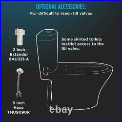 TOTO S550e WASHLET Electric Bidet Seat for Elongated Toilet in Cotton White