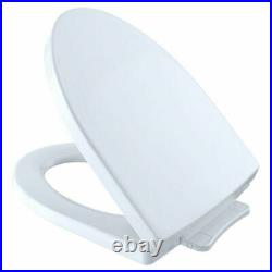 TOTO SS214#01 Elongated SoftClose Toilet Seat in Cotton White Fits Washlet+ NEW