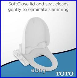 TOTO SW2014 Washlet A100 Elongated Soft Close Bidet Seat Cotton