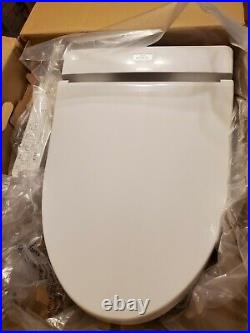 TOTO SW2034-01 Washlet C100 Elongated Bidet Toilet Seat, Cotton White