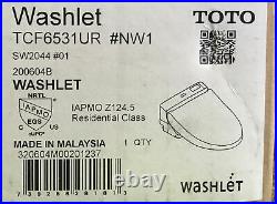 TOTO SW2044#01 C200 Elongated Closed Front Toilet Seat with Lid and Washlet OBN