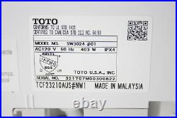 TOTO SW3024#01 Washlet KC2 Electronic Bidet Toilet Seat w Heated Seat White