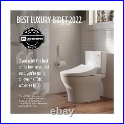 TOTO SW3036R#01 WASHLET K300 Electronic Bidet Toilet Seat, Cotton White