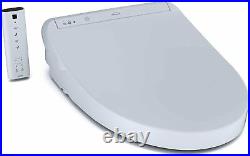 TOTO SW3036#01 K300 Electronic Bidet Washlet. Modern Elongated Seat in White