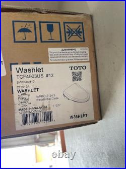 TOTO SW3044 #12 S500E Washlet Elongated Electronic Bidet Seat (Beige)