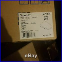 TOTO SW3054#01 S550E Elongated Washlet Cotton White