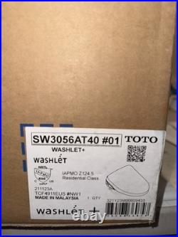 TOTO SW3056AT40#01 Cotton Washlet Elongated Closed Bidet Seat TOTO SW3056AT40#01 Cotton Washlet Elongated Closed Bidet Seat