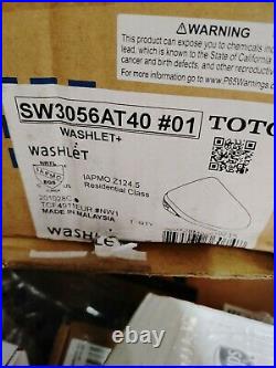 TOTO SW3056AT40-01 S550e WASHLET+ & Auto Flush Ready Electronic Bidet Toilet Sea