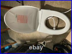 TOTO SW3056#01 S550E Electronic Bidet Toilet Seat with Cleansing Warm Night lite