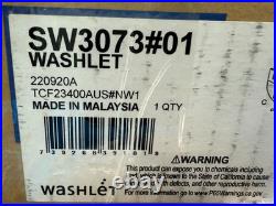 TOTO SW3073#01 Washlet Cotton White Round Electronic Bidet Toilet Seat
