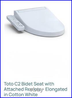 TOTO SW3074T40#01 Bidet Seat TOTO C2 Washlet Elongated Cotton
