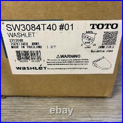 TOTO SW3084T40#01 C5 Washlet Elongated Electronic Soft Close Bidet Seat, White