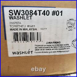 TOTO SW3084T40#01 WASHLET+ C5 Elongated Electronic Bidet Seat, Cotton White
