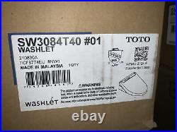 TOTO SW3084T40 #01 WASHLET+ C5 Elongated Electronic Bidet Seat, Cotton White New