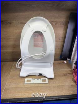 TOTO SW3084#01 C5 Elongated Soft Close Bidet Seat, Cotton White Not Tested Parts