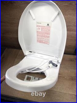 TOTO SW3084#01 C5 Elongated Soft Close Bidet Seat, Cotton White Not Tested Parts