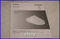 TOTO SW3084#01 Cotton White Washlet C5 Electronic Bidet Toilet Seat w Premist