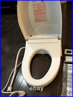 TOTO SW3084#01 WASHLET C5 Electronic Bidet Toilet Seat, Elongated, White CRACK